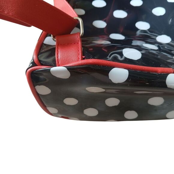 BioWorld Disney Mickey & Minnie Mouse Mini Backpack Clear Polka Dot Collectible - Picture 5 of 10